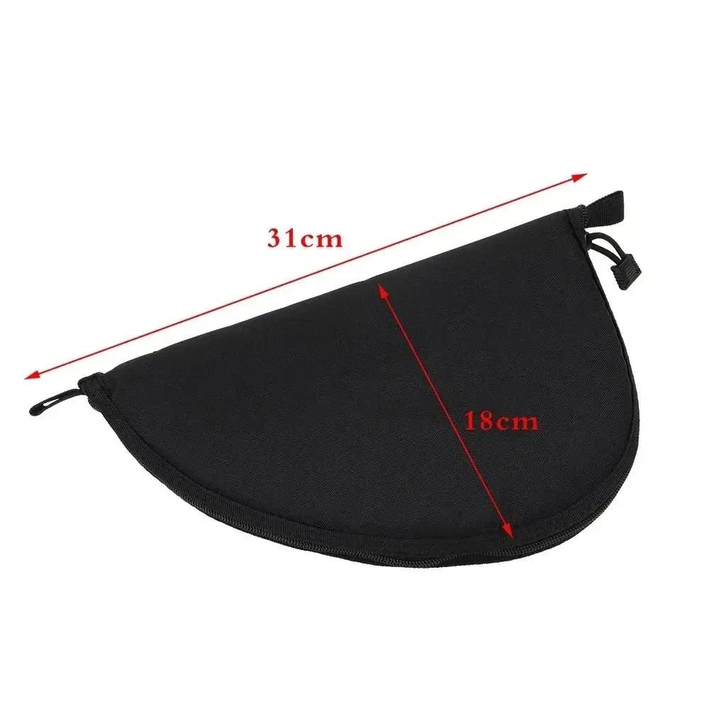 Compact Padded Gun Pouch for Handgun Storage and Transport - shooting range equipment