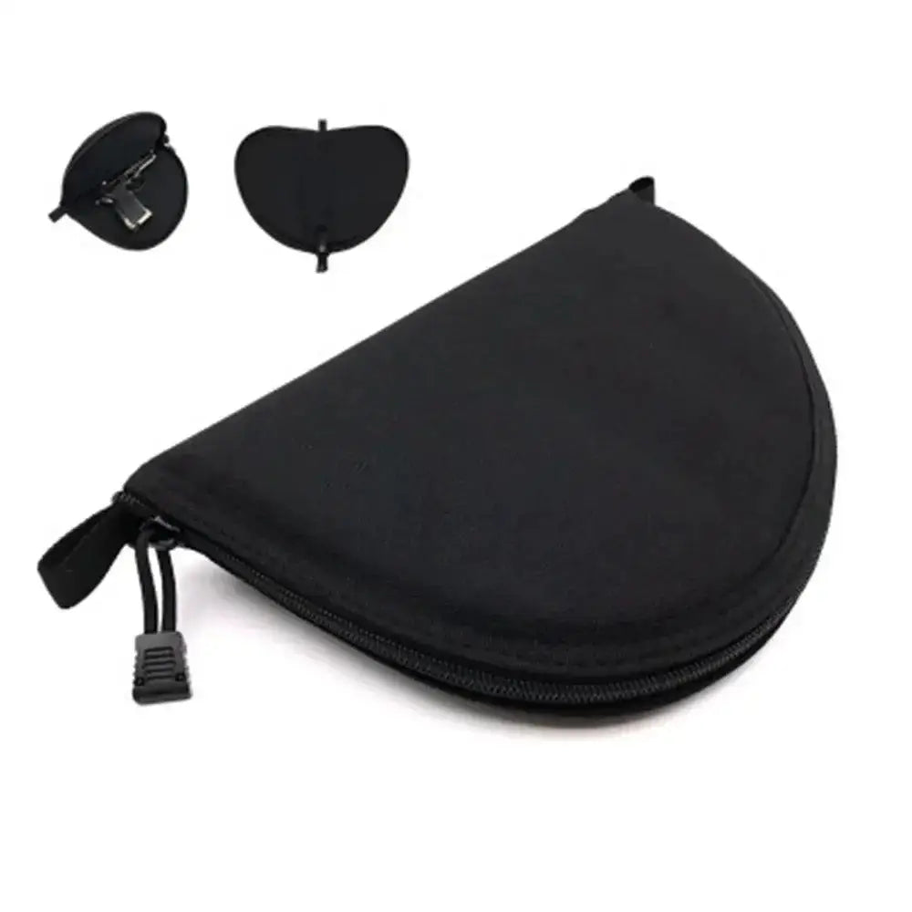 Compact Padded Gun Pouch for Handgun Storage and Transport - shooting range equipment