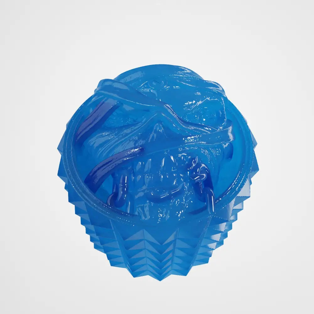 Resin Eddie Iron Maiden Knob for Electric Guitar – 6mm Potentiometer - Translucent blue - Musical instrument accessory
