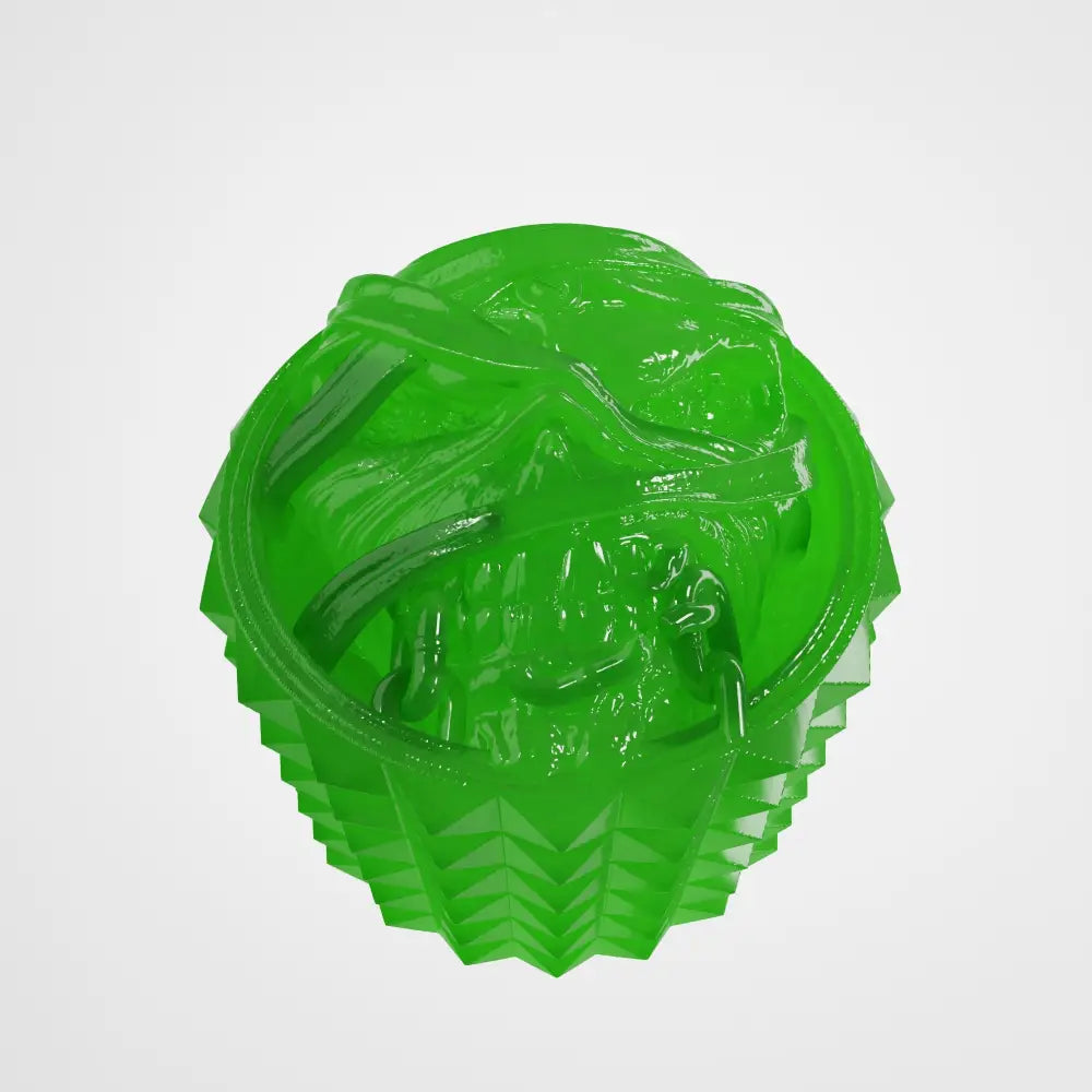 Resin Eddie Iron Maiden Knob for Electric Guitar – 6mm Potentiometer - Translucent green - Musical instrument accessory