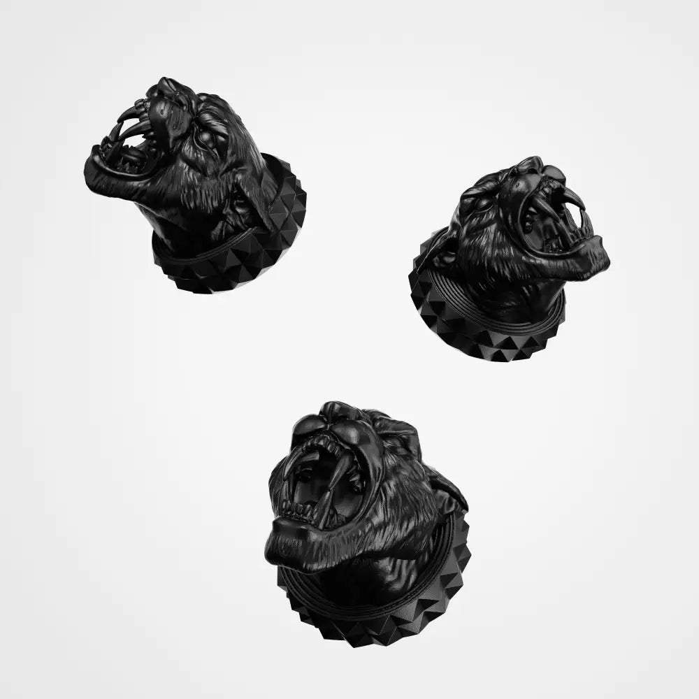Resin Panther Head v2 Knob for Electric Guitar – 6mm Potentiometer - Musical instrument accessory