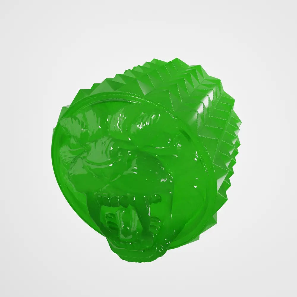 Resin Panther Knob for Electric Guitar – 6mm Potentiometer - Translucent green - Musical instrument accessory