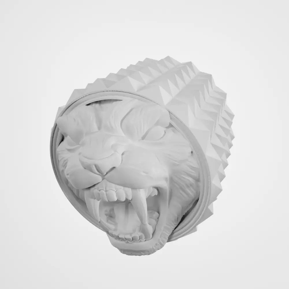 Resin Panther Knob for Electric Guitar – 6mm Potentiometer - White - Musical instrument accessory