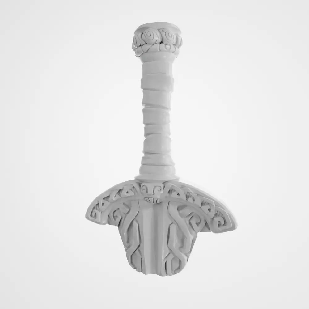Resin Pickup Switch Cap – Long Sward Design - White - Musical instrument accessory