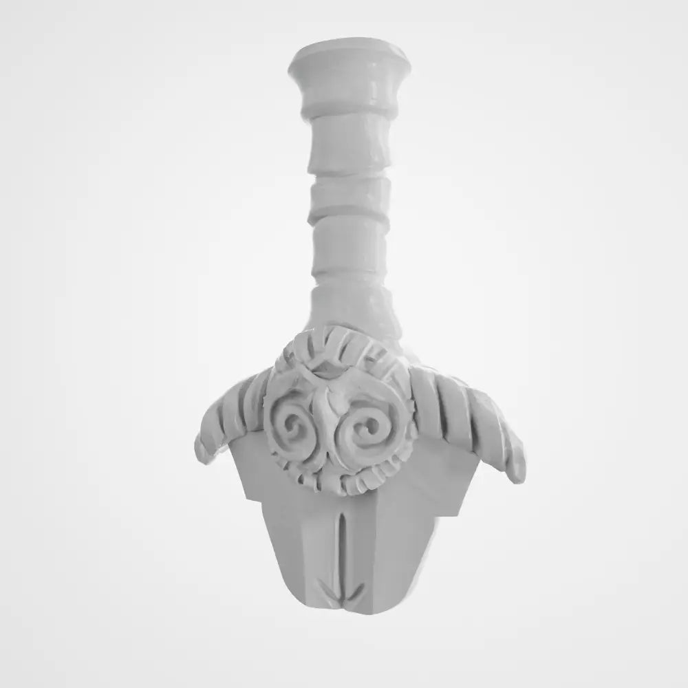 Resin Pickup Switch Cap – Viking Sward Design - White - Musical instrument accessory