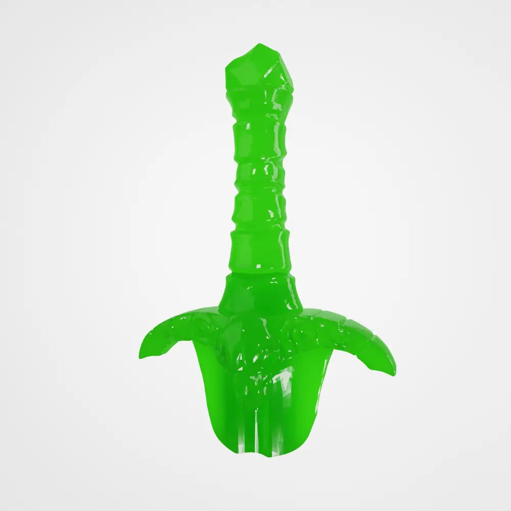 Resin Pickup Switch Tip – Skull Sword Design - Translucent green - Musical instrument accessory