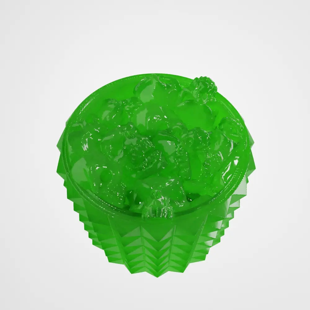 Resin Skulls Pit Knob for Electric Guitar – 6mm Potentiometer - Translucent green - Musical instrument accessory