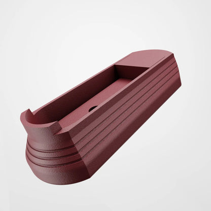 Extensor de Carregador 1911 + 0 - Pegada e Estilo Aprimorados - Vinho Vermelho
