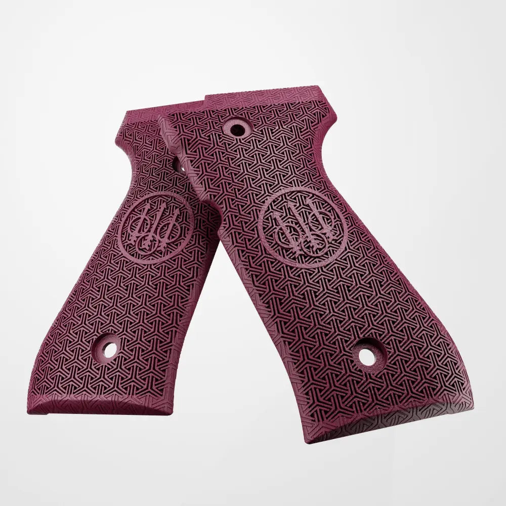 Beretta Logo Grips | 90 Series - Wine Red