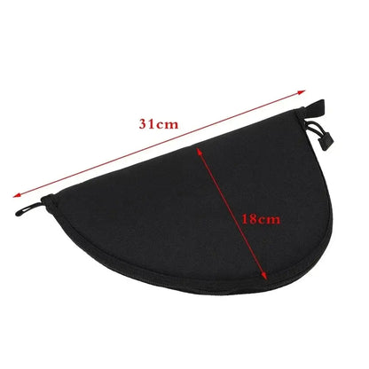 Compact Padded Gun Pouch for Handgun Storage and Transport - shooting range equipment