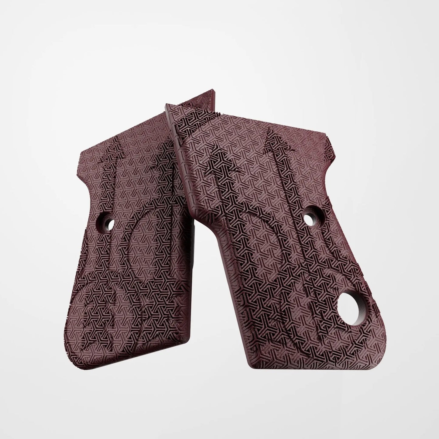 Punhos personalizados Beretta Mod 950B - Logótipo ampliado / Vinho Tinto