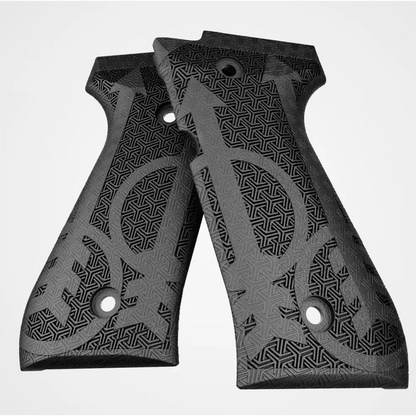 Dare in Brocca Grips | Beretta 90 Series - Black