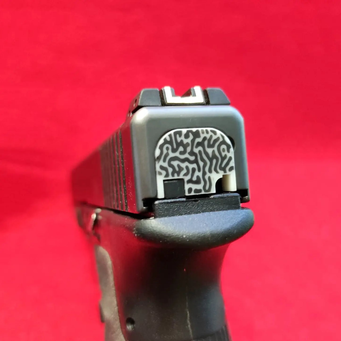 Placa traseira Glock | Padrão Z multicolor