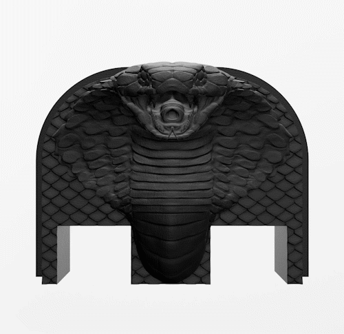 Placa traseira Glock | Python