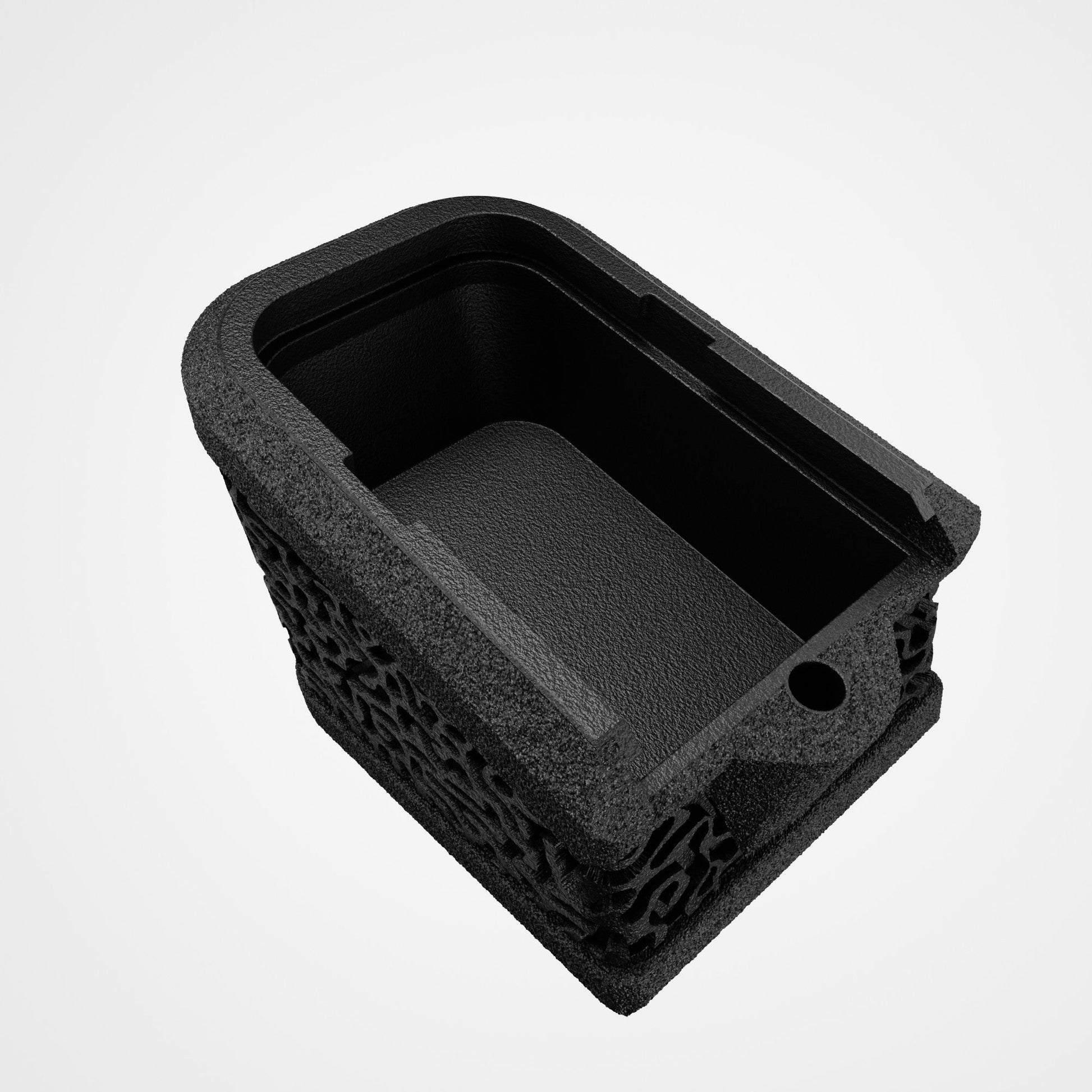 Glock Magazine Extender Pad + 3 - Magwell Compatible - Black
