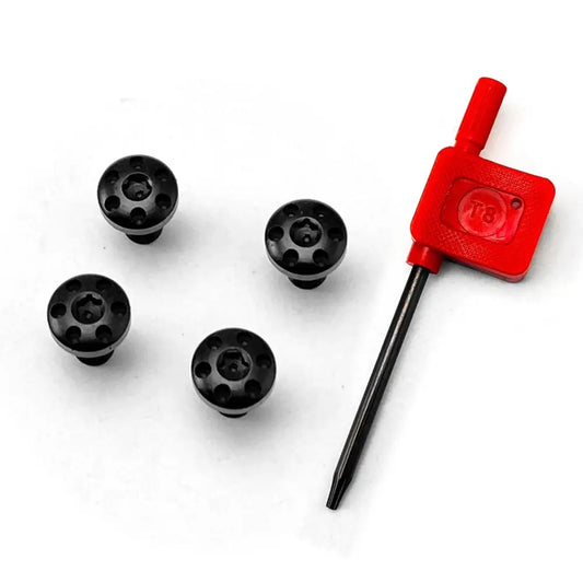 Tornillos para cachas de 1911 con llave Torx T8 - Negro