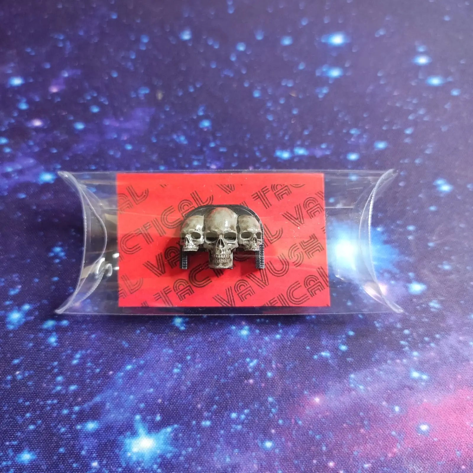 Placa traseira Glock Pintada à Mão | Três Crânios (TS001)
