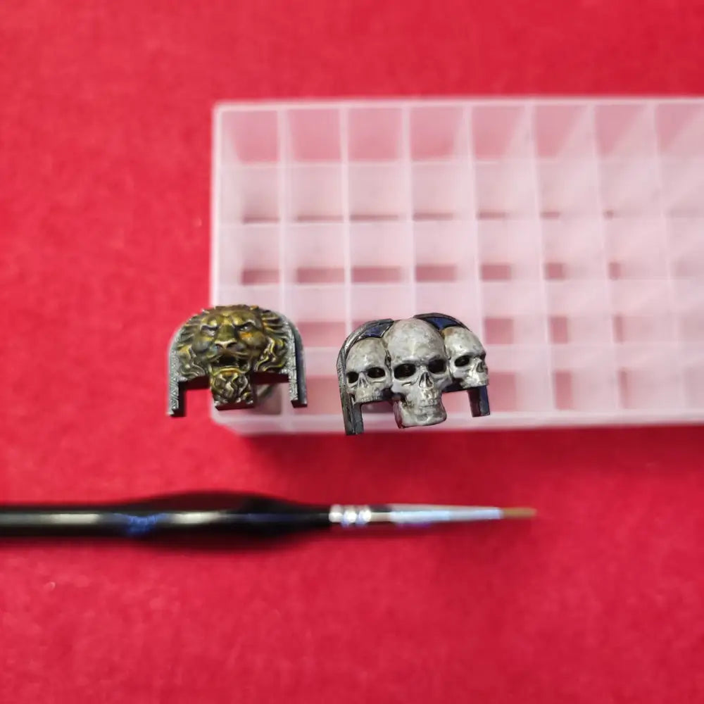 Hand Painted Glock Back Plate | Three Skulls (TS002)