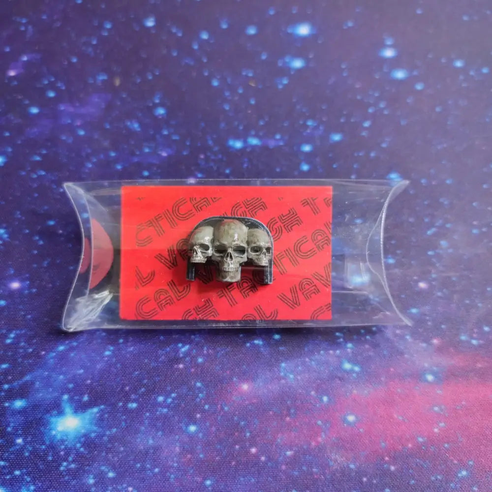 Hand Painted Glock Back Plate | Three Skulls (TS002)