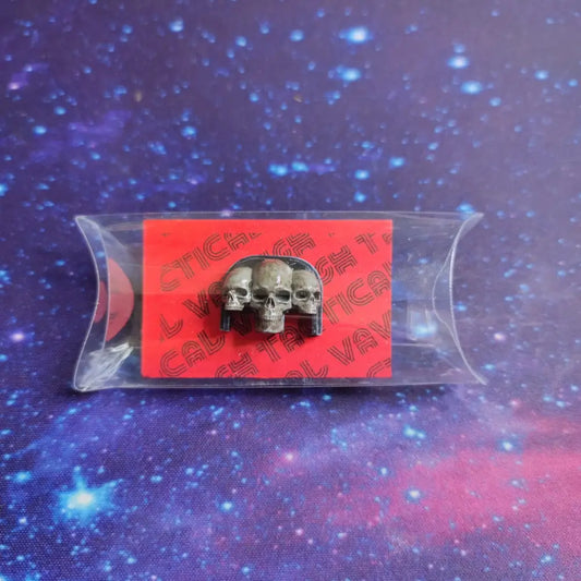 Hand Painted Glock Back Plate | Three Skulls (TS002)