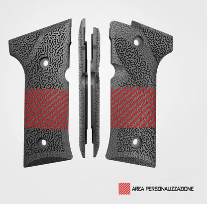Cachas de nailon personalizadas con láser | Modelos Beretta Vertec