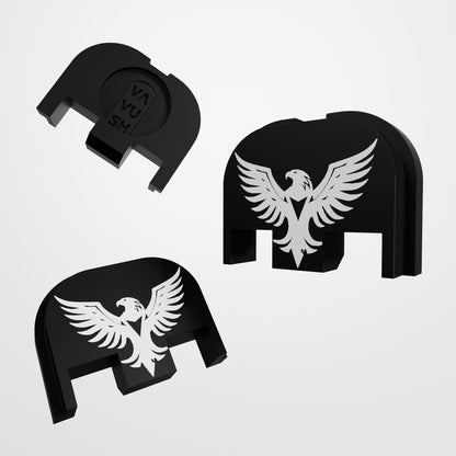 Limited Glock Back Plate | Eagle Design - Universal (Gen 5) / Black