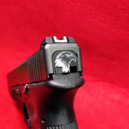 Placa traseira Glock limitada | Design da cabeça de águia
