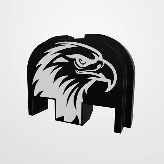 Placa trasera Glock limitada | Diseño de cabeza de águila