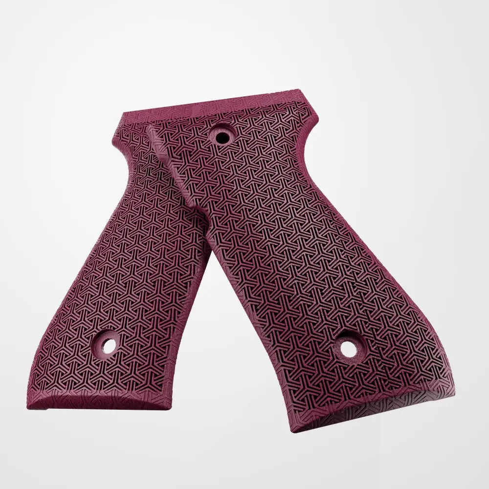 Minimal Beretta Grips | 90 Series - Wine Red