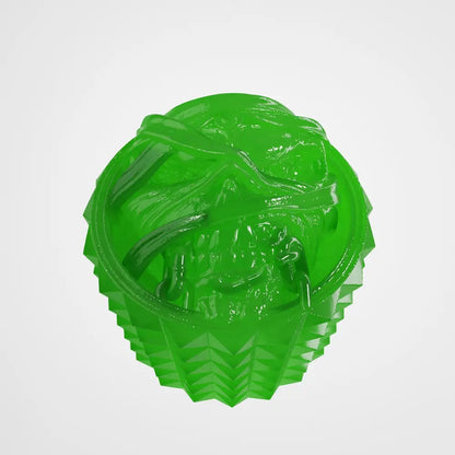Resin Eddie Iron Maiden Knob for Electric Guitar – 6mm Potentiometer - Translucent green - Musical instrument accessory