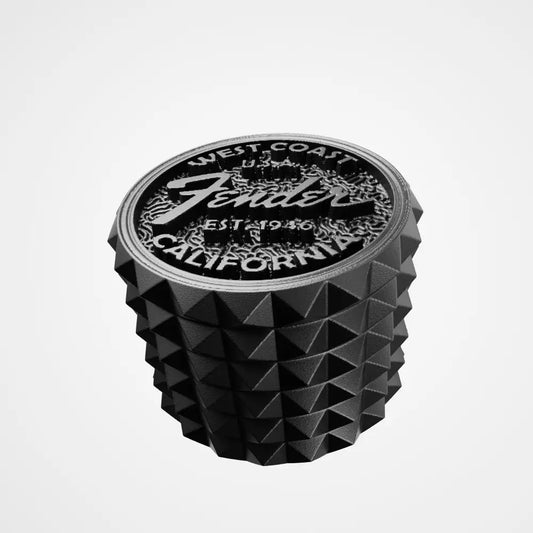 Resin Fender Style Knob for Electric Guitar – 6mm Potentiometer - Black - Musical instrument accessory