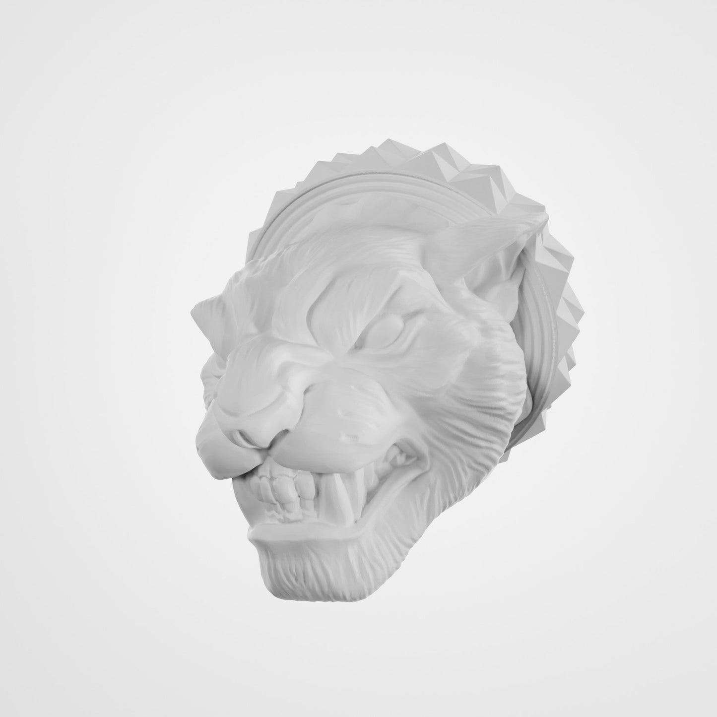 Resin Panther Head v1 Knob for Electric Guitar – 6mm Potentiometer - White - Musical instrument accessory