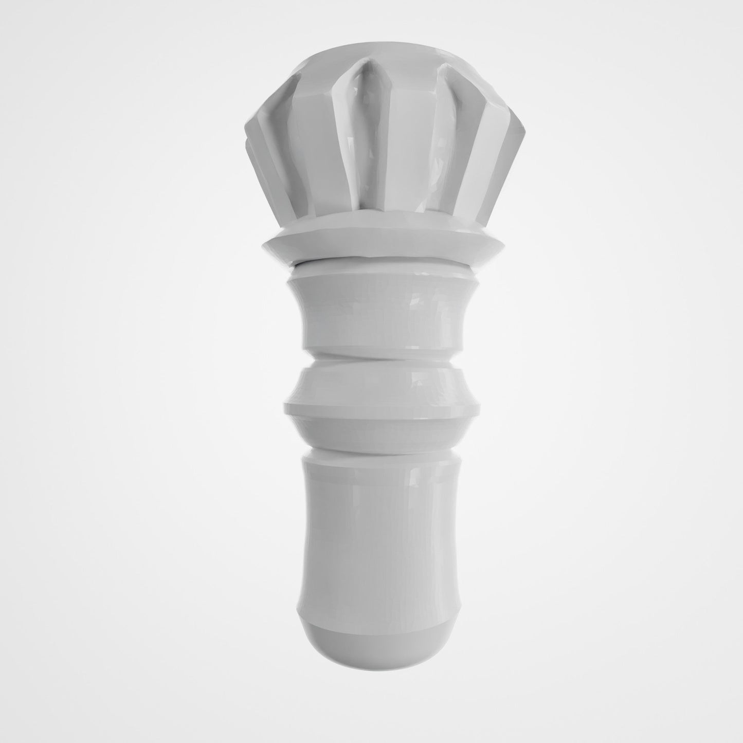 Resin Pickup Switch Cap – Pomolo Design - White - Musical instrument accessory