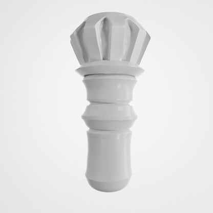Resin Pickup Switch Cap – Pomolo Design - White - Musical instrument accessory