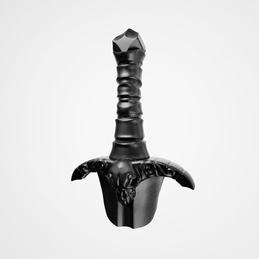 Resin Pickup Switch Tip – Skull Sword Design - Musical instrument accessory