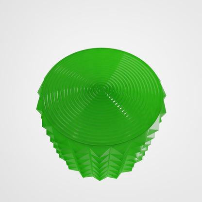 Resin Simple Style Knob for Electric Guitar – 6mm Potentiometer - Translucent green - Musical instrument accessory