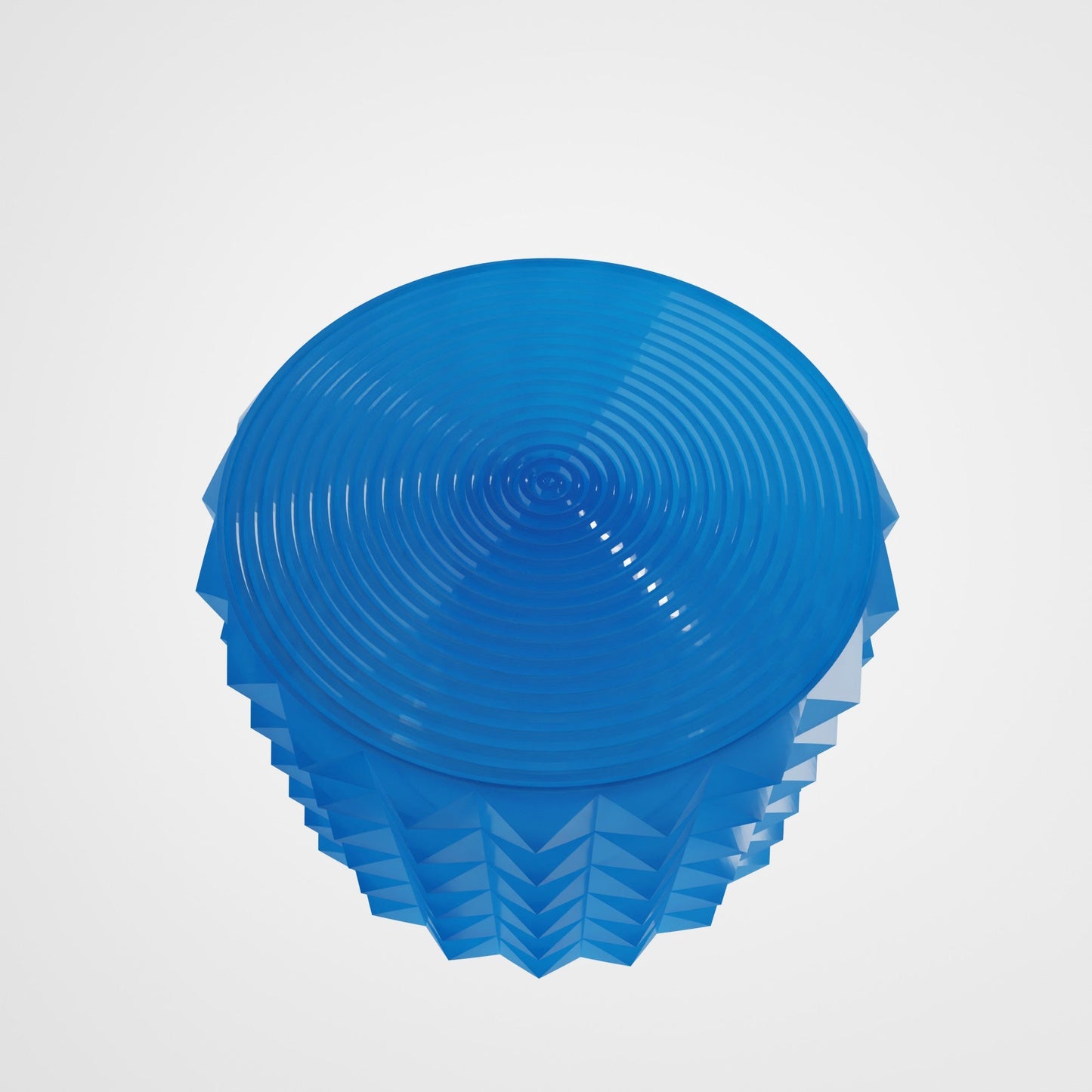 Resin Simple Style Knob for Electric Guitar – 6mm Potentiometer - Translucent blue - Musical instrument accessory