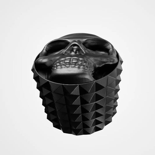 Resin Skull Knob for Electric Guitar – 6mm Potentiometer - Black - Musical instrument accessory