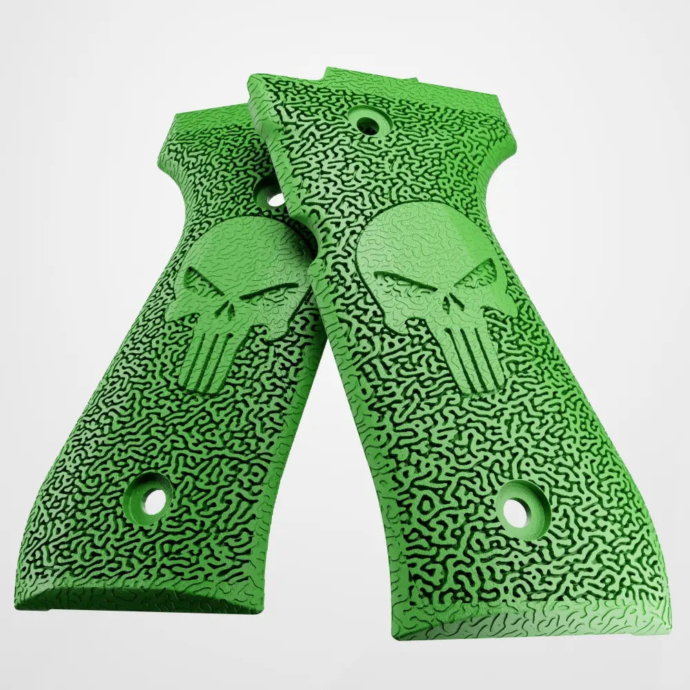 The Punisher Grips | Beretta 90 Series - Green