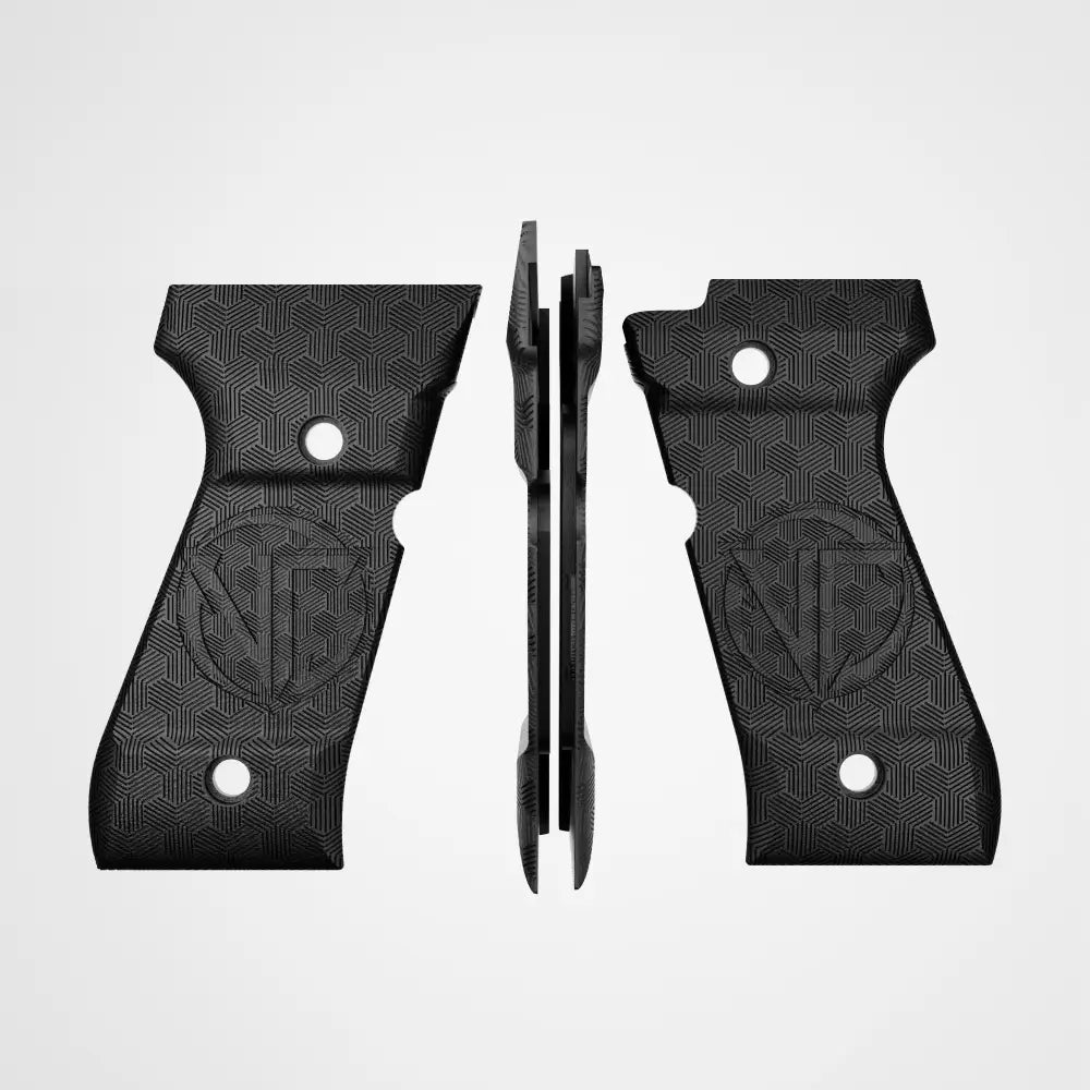 Ultra-Slim Beretta Grips | 90 Series - VAVUSH Tactical / Black