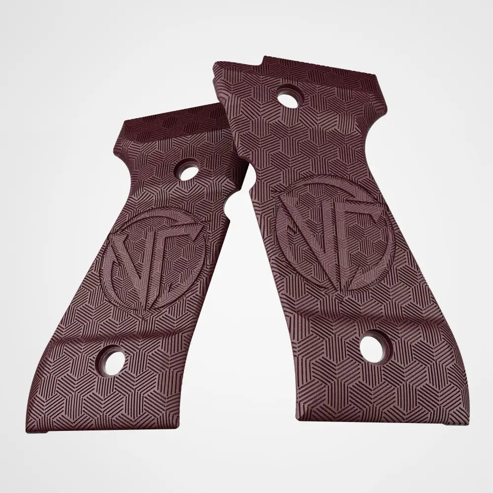 Ultra-Slim Beretta Grips | 90 Series - VAVUSH Tactical / Wine Red